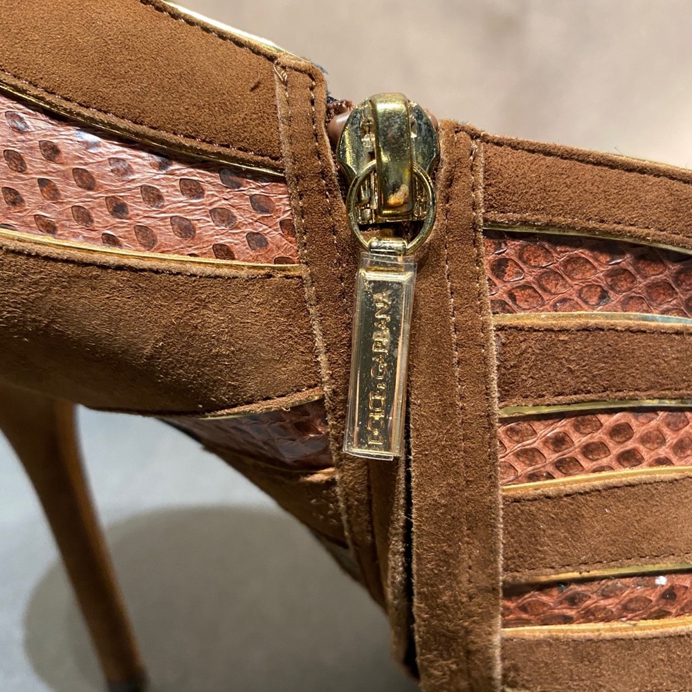 Dolce&Gabbana low ankle boot with lizard HH - Picture 5 of 5